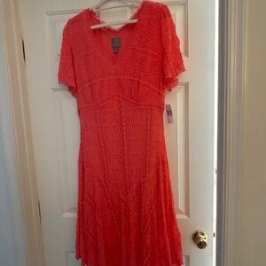 Coral dress Size 16